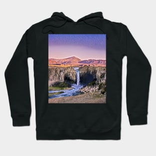 Waterfall In The Desert Hoodie